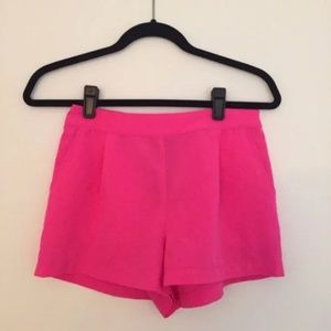 Neon Pink Mixology Pull On Shorts [Small]